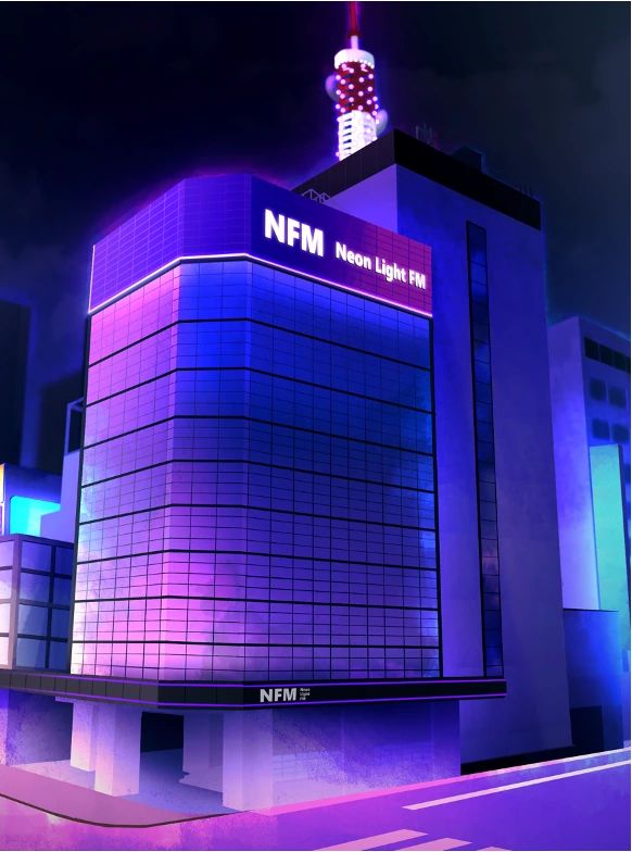 NeonLightFM の社屋